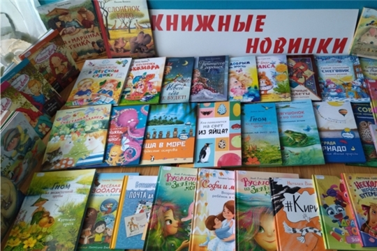 Книжные полки Юнгинской сельской библиотеки пополнились новыми книгами