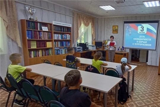  Беседа-предупреждение «Терроризм. Основные меры предосторожности» в Юськасинской библиотеке