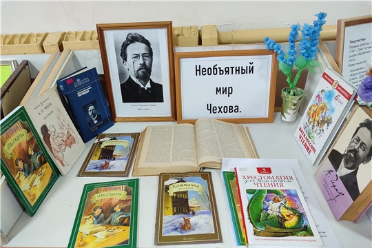 Биографический обзор "Певец души человеческой" в Анаткасинской сельской библиотеке