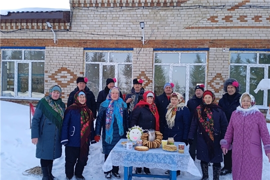 Фольклорный праздник «Широкая Масленица» в Большеатменской сельской библиотеке