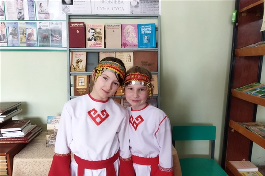 Развлекательная программа "Масленица пришла" в Новоатайской сельской библиотеке