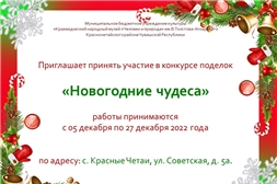 Конкурс поделок «Новогодние чудеса»