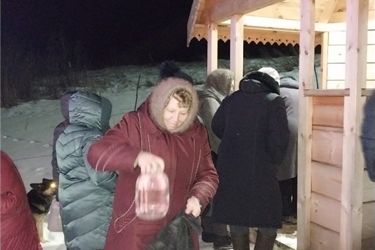 Встретили православный праздник Крещение Господне