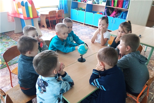 Знакомство с глобусом