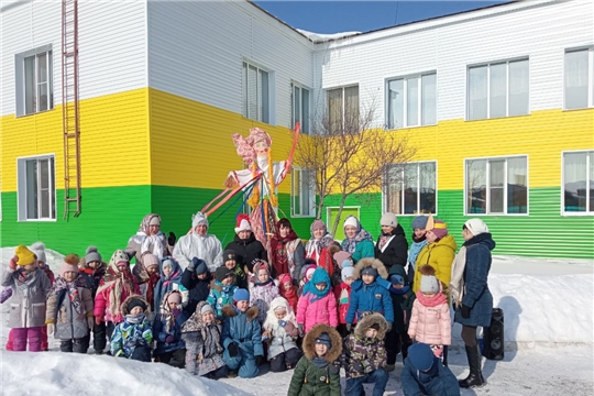 Веселая масленица в детском саду