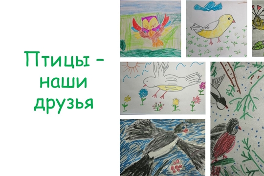 Конкурс рисунков «Птицы-наши друзья» (Чукальская с/б)