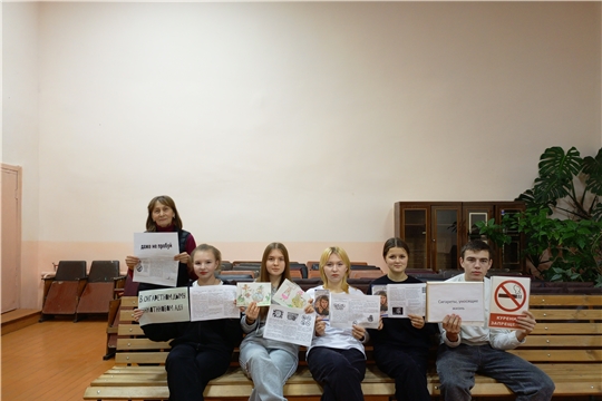 В Чукальском СДК провели беседу "Мы не устанем говорить. Давайте бросим все курить".