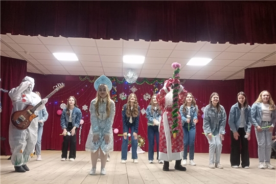 Для жителей села Трёхбалтаево, в сельском доме культуры состоялся праздник "Новогоднее настроение", где собрался целый зал гостей. 