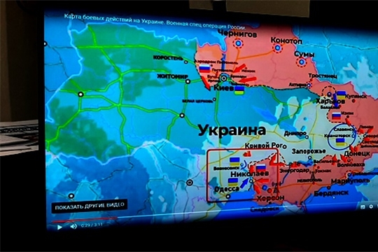 Обзор «Карты боевых действий в Украине»