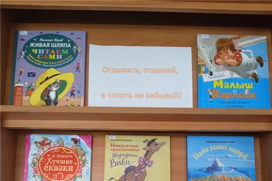 В Саланчикской сельской библиотеке подготовлена выставка книг «Отдыхать отдыхай, а читать не забывай»