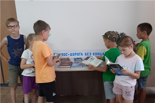 Познавательный час «Третий космонавт планеты Земля А. Г. Николаев» в Нижнекумашкинской сельской библиотеке