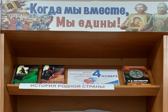  Книжная выставка «Когда мы вместе, мы едины»