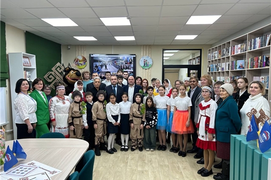 В Шумерлинском муниципальном округе открылась вторая модельная библиотека