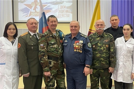 Урок мужества с участием ветеранов боевых действий