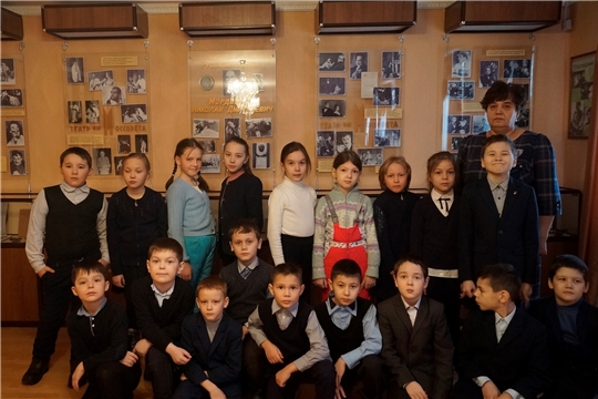 Юные гости в музее.