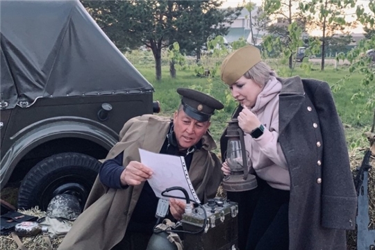 Фотозона «Солдатский привал» в день Победы