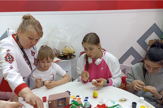 Мастер-класс "Пасхальная крашенка" на ВДНХ в г.Москва