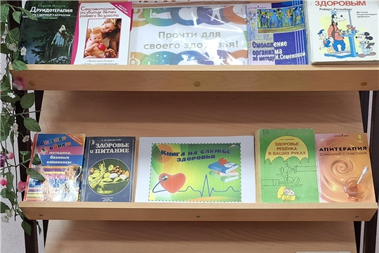 Книжная выставка «Книги на службе здоровья» в Бахтигильдинской с/б