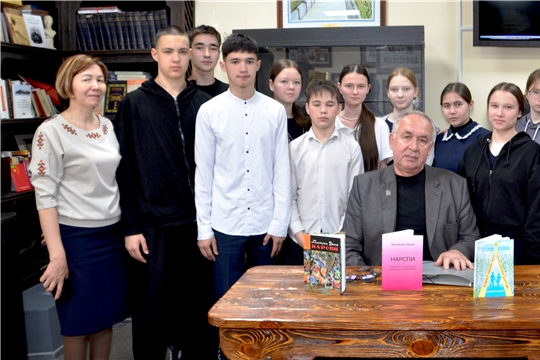 Встреча с автором 8-го перевода "Нарспи" В. Мишшан