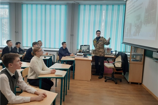 Встреча с бойцом-поисковиком отряда «Георгиевская лента»