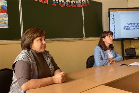 Занятие на тему «Профилактика дорожно - транспортного травматизма» прошло в Яльчикской школе.