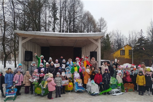 В Ленинском районе города Чебоксары прошел конкурс «Сказочные санки в Новый год летят!».