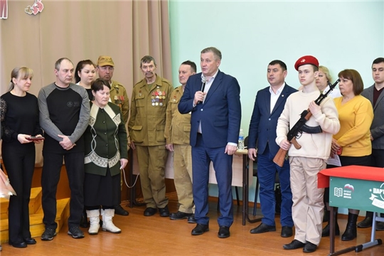 В Ибресинском округе состоялась церемония вручения Орденов Мужества(посмертно) и открытие «Парты Героя»