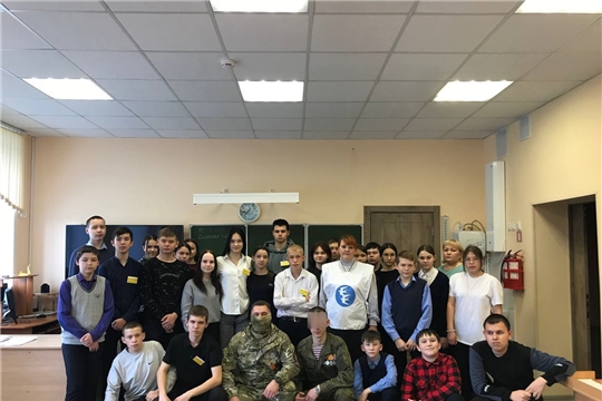 Герои живут рядом с нами: Ибресинские школьники встретились с бойцами СВО