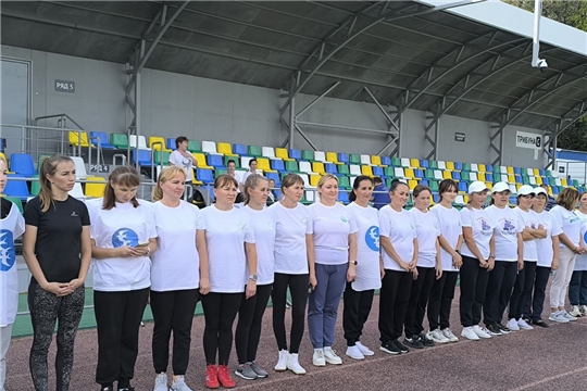 В Вурнарах прошел фестиваль спорта среди женсоветов детских садов