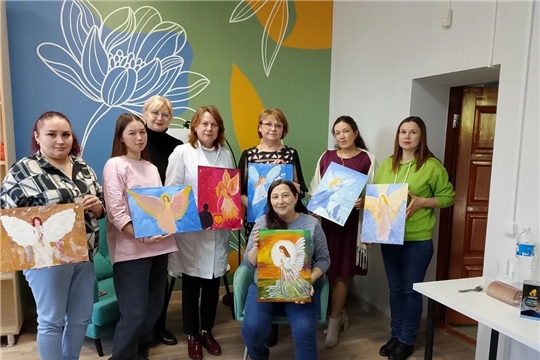 В Ибресях прошло творческое мероприятие для будущих мам «Счастье быть беременной»