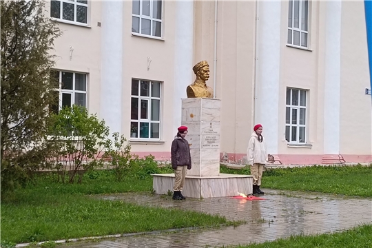 Герои в наших сердцах! Митинг посвященный памяти Героя Советского Союза Ленкина Александра Николаевича.