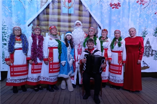Новогоднее представление в Шимкусском доме культуры!