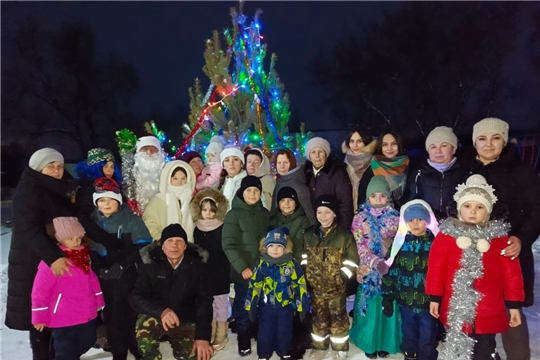 Новогоднее представление в селе Русские Норваши