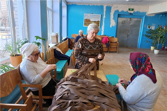 Плетение маскировочных сетей
