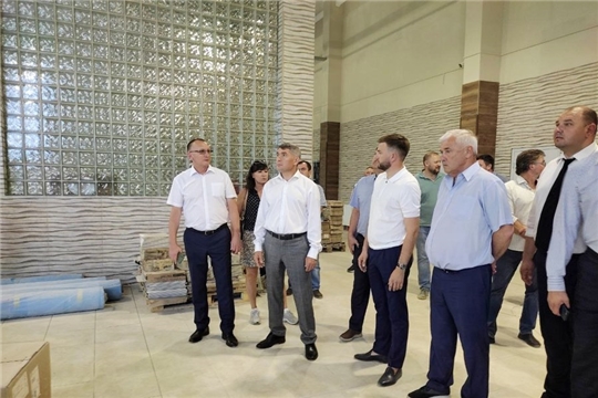 Реконструкция стадиона «Волга» идет с опережением почти в один год