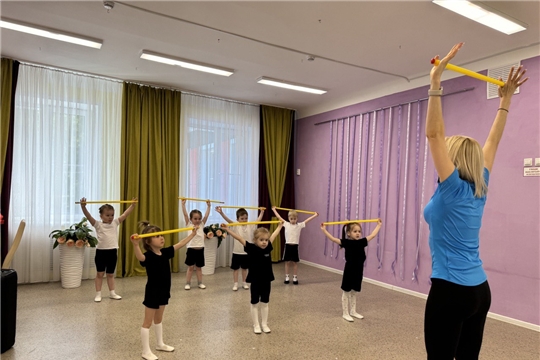 Итоговые занятия в кружке «Корригирующая гимнастика»