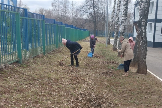 Весенние субботники в детском саду
