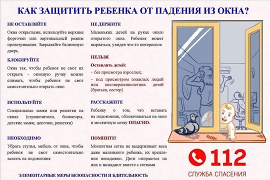 Как защитить ребенка от падения из окна?