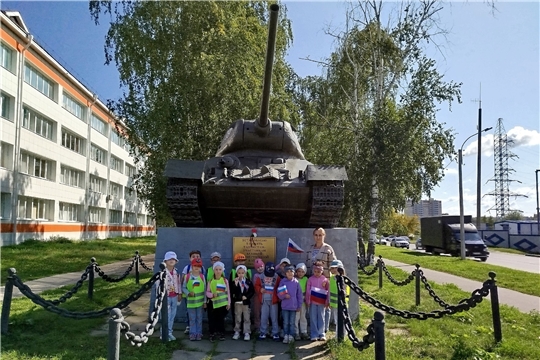Экскурсия к памятнику-танку Т-34