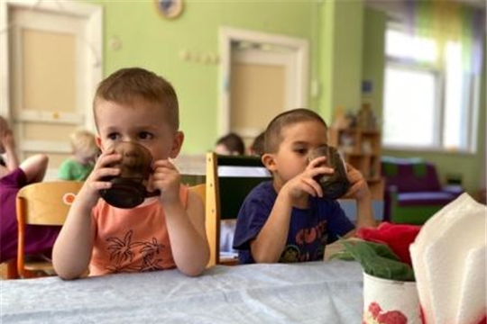 Питьевой режим в детском саду