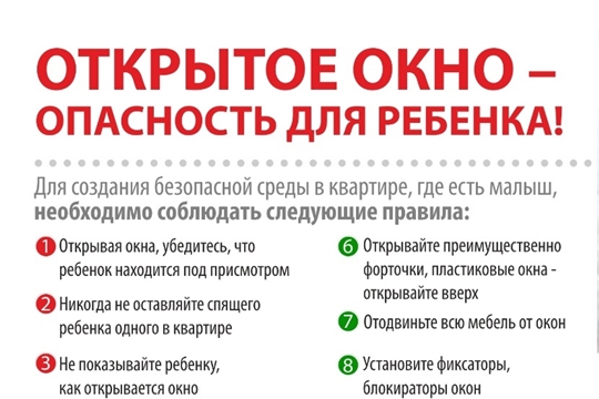Как защитить ребёнка or падения из окна?