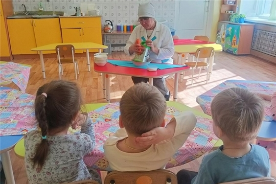 Тематический день, посвященный морковке, в ходе реализации муниципального проекта "Здоровые дети - счастливые родители"