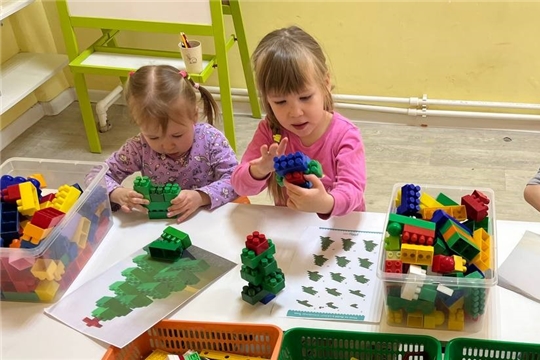 Отчетное занятие в кружке «Лего Дупло»