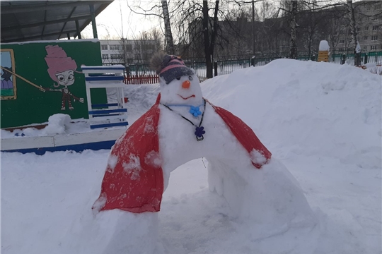 Снежные постройки 