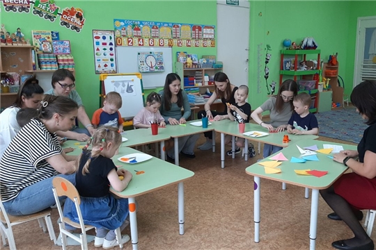 Отчетное занятие в кружке "Бумажная фантазия"