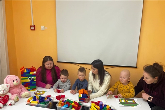 Отчетное занятие в кружке «Лего Дупло»
