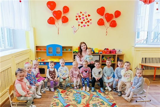 День Святого Валентина в группе раннего возраста