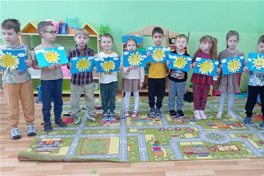 Аппликация "Солнышко"
