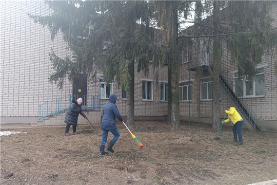 Мероприятия по уборке территории.