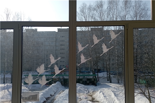 В знак памяти о жертвах теракта в "Крокус Сити Холл" МБДОУ "Детский сад №127" г. Чебоксары присоединилось  к Всероссийской акции#МыВместе#Образование21#Детскийсад127#МыВместе#КрокусПамяти